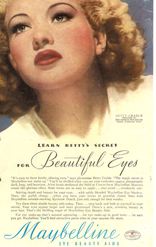 In the 1920s, eye makeup 